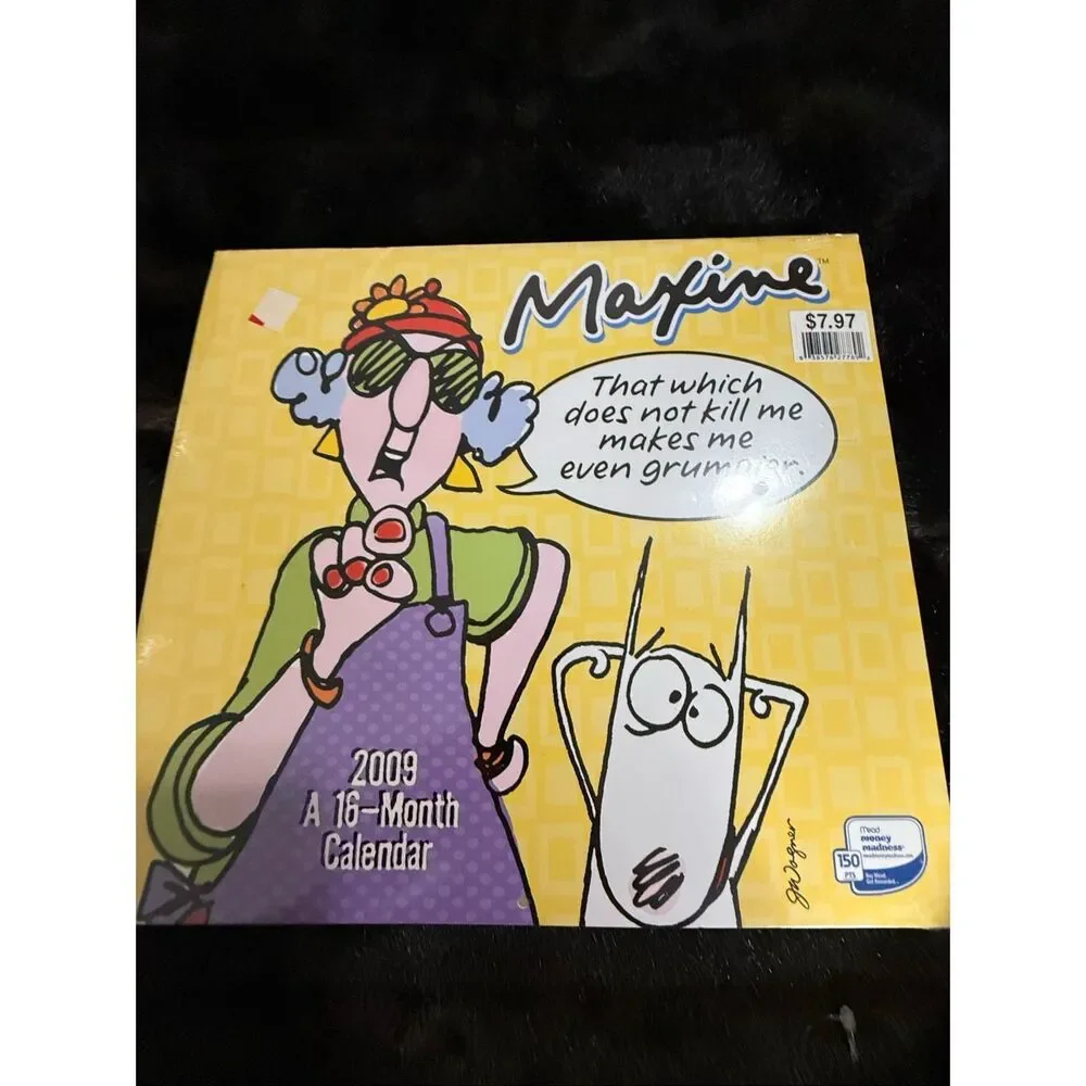 Maxine 2009 16 Month Wall Calendar New Hallmark Vintage Sealed